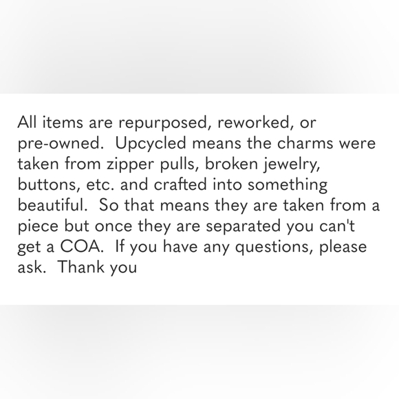 BLIZZARD DEAL! Upcycled CC Red and Gold Logo Necklace Stamped - Picture 3 of 3